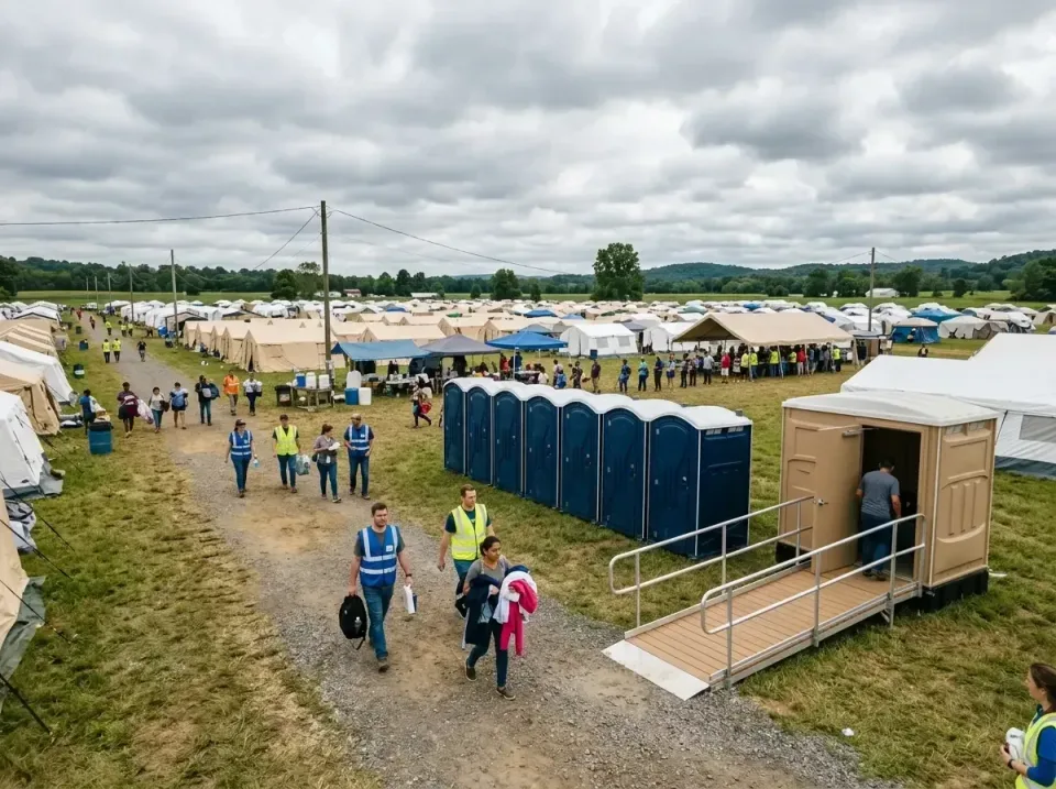 disaster-relief-camp-restrooms-010 — frequently asked questions, Dumpster & Portable Bathrooms Rental in Rexburg, ID